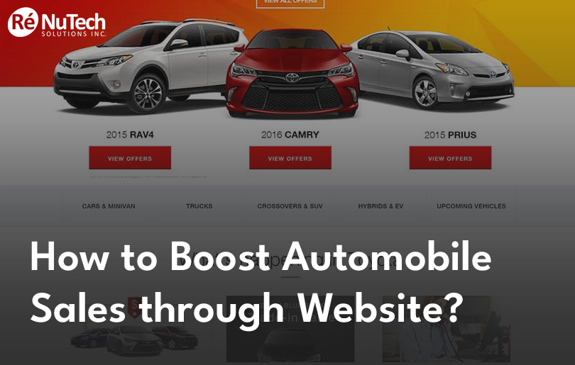 How can boost automobile sales through website